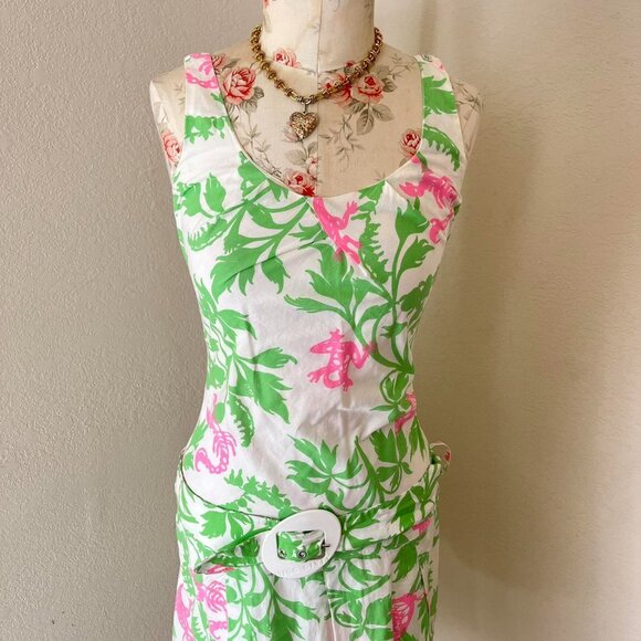 Missā Sixty Italy pleated vintage floral dress small - Picture 3 of 6